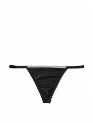 Трусики стринги Victoria's Secret 1159759400 (Черный, L)