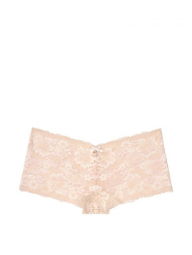 Трусики шортики Victoria's Secret с кружевом 1159759707 (Бежевый, M)