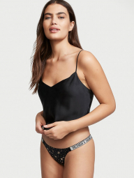 Эффектные трусики бикини Victoria's Secret 1159760605 (Черный, XL)