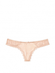 Хлопковые трусики тонги Victoria's Secret 1159760979 (Бежевый, L)