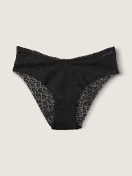 Кружевные трусики Victoria's Secret Pink бикини 1159761190 (Черный, XL)