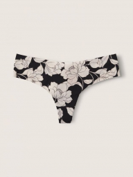 Бесшовные трусики Victoria's Secret PINK 1159761665 (Черный/Бежевый, S)
