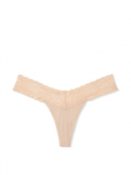 Трусики тонги Victoria's Secret 1159762824 (Бежевый, XS)