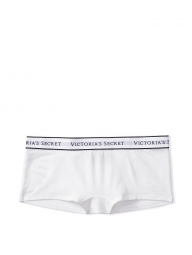 Женские трусики шортики Victoria's Secret с логотипом 1159763474 (Белый, M)