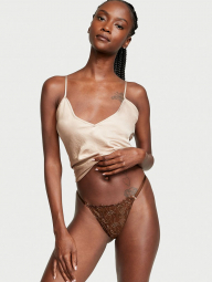 Женские трусики стринги Victoria's Secret 1159766189 (Коричневый, M)