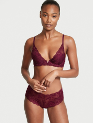 Трусики шортики Victoria's Secret кружевные 1159766177 (Фиолетовый, XS)