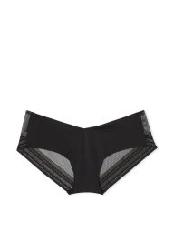 Бесшовные трусики хипхагер Victoria's Secret с шиммером 1159768684 (Черный, S)