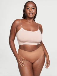 Женские бесшовные трусики Victoria's Secret брифы 1159769783 (Бежевый, XL)