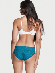Женские кружевные трусики Victoria's Secret хипхагеры 1159768797 (Бирюзовый, S)