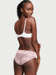 Женские кружевные трусики Victoria's Secret хипхагеры 1159768811 (Розовый, S)