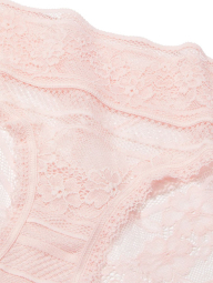Женские кружевные трусики Victoria's Secret хипхагеры 1159768811 (Розовый, S)