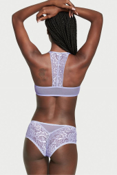 Кружевные трусики чики Victoria's Secret 1159768962 (Сиреневый, M)