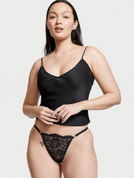 Женские трусики стринги Victoria's Secret 1159772281 (Черный, L)