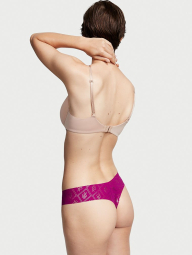 Бесшовные трусики тонг Victoria's Secret с принтом 1159773297 (Фиолетовый, S)