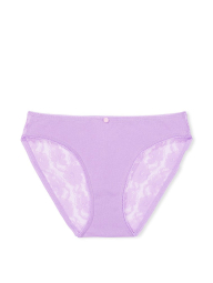 Женские трусики Victoria's Secret бикини с кружевом 1159784197 (Сиреневый, S)