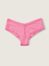 Женские кружевные трусики чикстеры Victoria's Secret Pink 1159784709 (Розовый, XS)