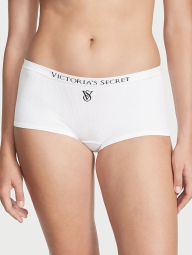 Бесшовные трусики шортики Victoria's Secret 1159792036 (Белый, XS)