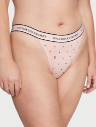 Женские трусики танга Victoria's Secret с логотипом 1159806311 (Розовый, M)