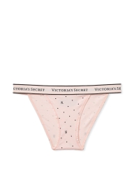 Женские трусики танга Victoria's Secret с логотипом 1159804211 (Розовый, S)