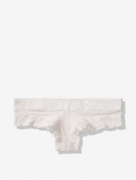 Белые кружевные трусики бразилиана Victorias Secret art464204 (размер M)