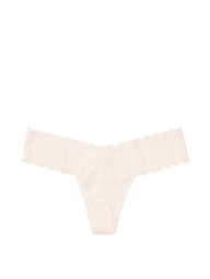 Белые кружевные трусики Victorias Secret тонг art917710 (размер M)