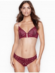 Кружевные трусики Victorias Secret art355838 (Бордовый, размер XS)