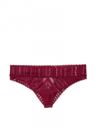 Кружевные трусики Victorias Secret art355838 (Бордовый, размер XS)