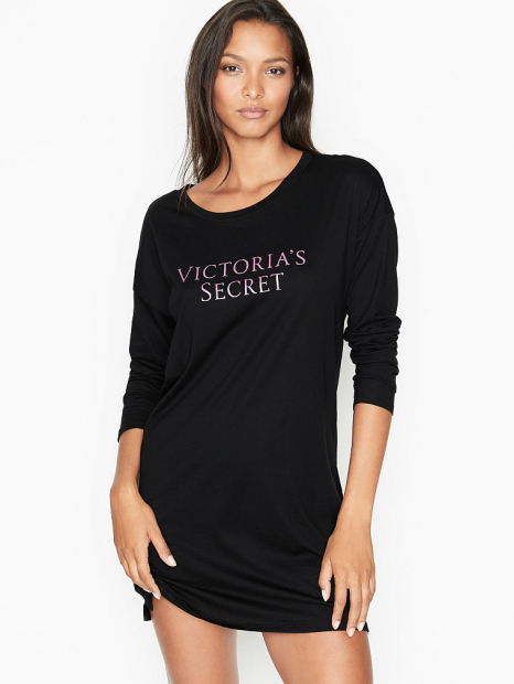 Домашнее платье Victoria’s Secret art554462 (Черный, размер M)