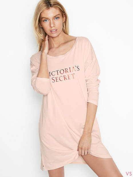 Домашнее платье Victoria’s Secret art648444 (Розовый, размер S)