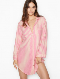 Домашняя рубашка Victoria's Secret туника art705572 (Розовый/Белый, размер M)