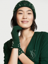 Набор повязка и перчатки Victoria's Secret 1159759773 (Зеленый, One size)