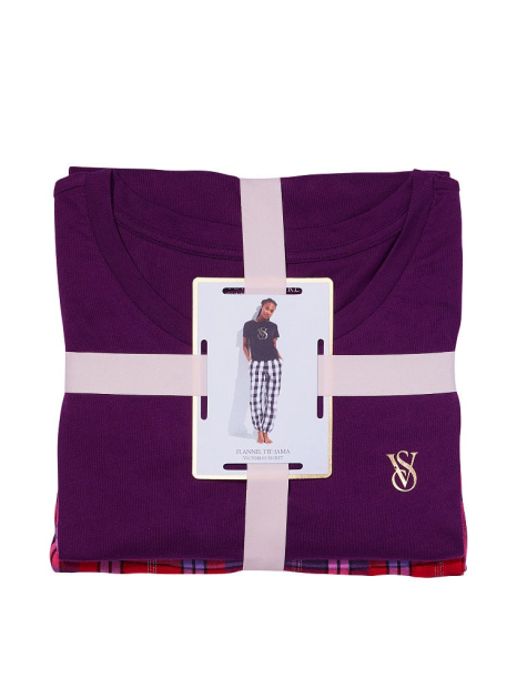 Домашний комплект пижама Victoria’s Secret футболка и штаны 1159775194 (Фиолетовый, S)