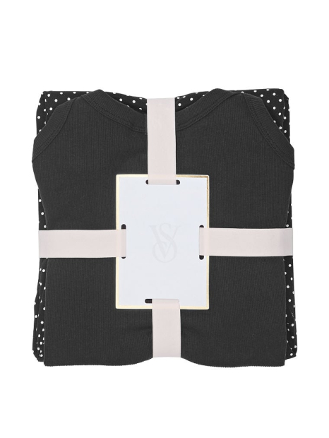 Домашний комплект пижамы Victoria’s Secret майка и штаны 1159788811 (Черный, S)