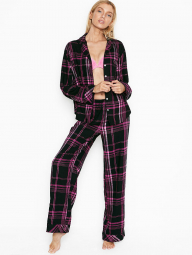 Женская пижама Victoria's Secret art148473 (Черный/Фиолетовый, размер XL)