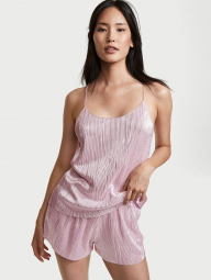 Домашний комплект пижама Victoria’s Secret майка и шорты 1159760421 (Розовый, XL)