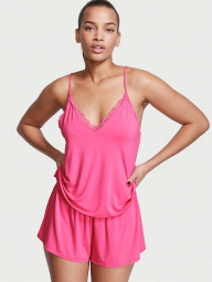 Комплект пижамы Victoria's Secret шорты и майка 1159767484 (Розовый, M)