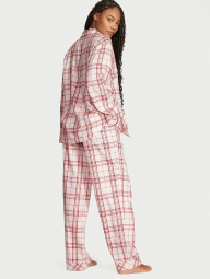 Женская фланелевая пижама Victoria's Secret 1159773368 (Розовый, XL)