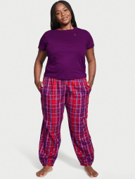 Домашний комплект пижама Victoria’s Secret футболка и штаны 1159775196 (Фиолетовый, L)