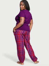 Домашний комплект пижама Victoria’s Secret футболка и штаны 1159775196 (Фиолетовый, L)