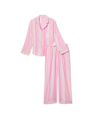 Фланелевая женская пижама Victoria's Secret рубашка и штаны 1159778168 (Розовый, XL)
