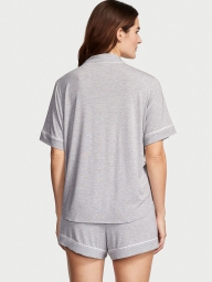 Домашний комплект пижама Victoria’s Secret рубашка и шорты 1159779322 (Серый, S)