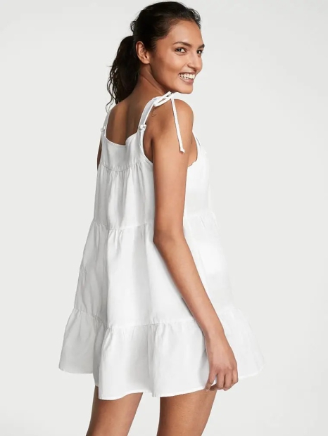 Женское мини-платье Victoria's Secret накидка 1159792520 (Белый, S)