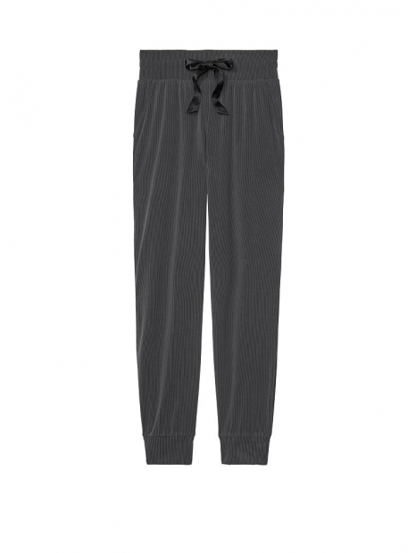 Женские штаны джоггеры Victoria's Secret для дома и прогулок art674262 (Серый/Черный, размер XS)