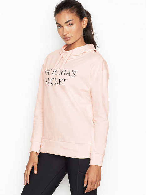 Женское худи Victoria's Secret с капюшоном art554078 (Розовый, размер S)
