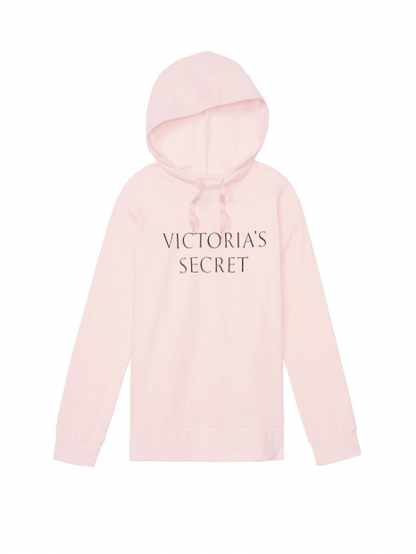 Женское худи Victoria's Secret с капюшоном art555974 (Розовый, размер L)
