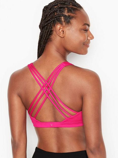 Спортивный топ бра Victoria's Secret Sport лиф бралетт art558276 (Розовый, размер XS)