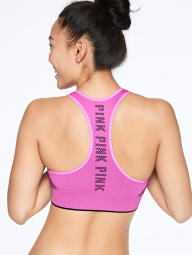 Спортивный топ бра Victoria's Secret Sport art159511 (Розовый, размер M)