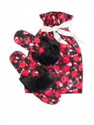 Женские тапочки Victoria's Secret art499394 (Черный/Красный, размер 38-39)