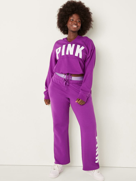 Женское худи Victoria's Secret Pink с капюшоном 1159789282 (Фиолетовый, XL)