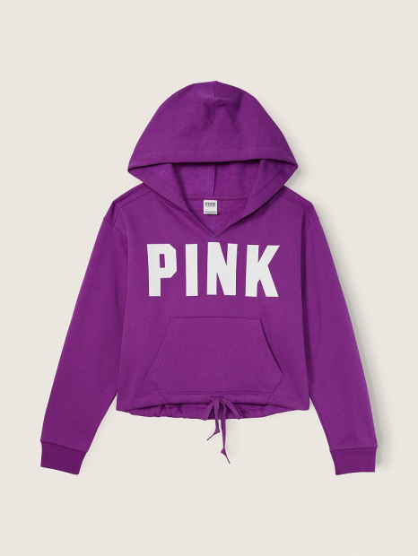 Женское худи Victoria's Secret Pink с капюшоном 1159789491 (Фиолетовый, XXL)